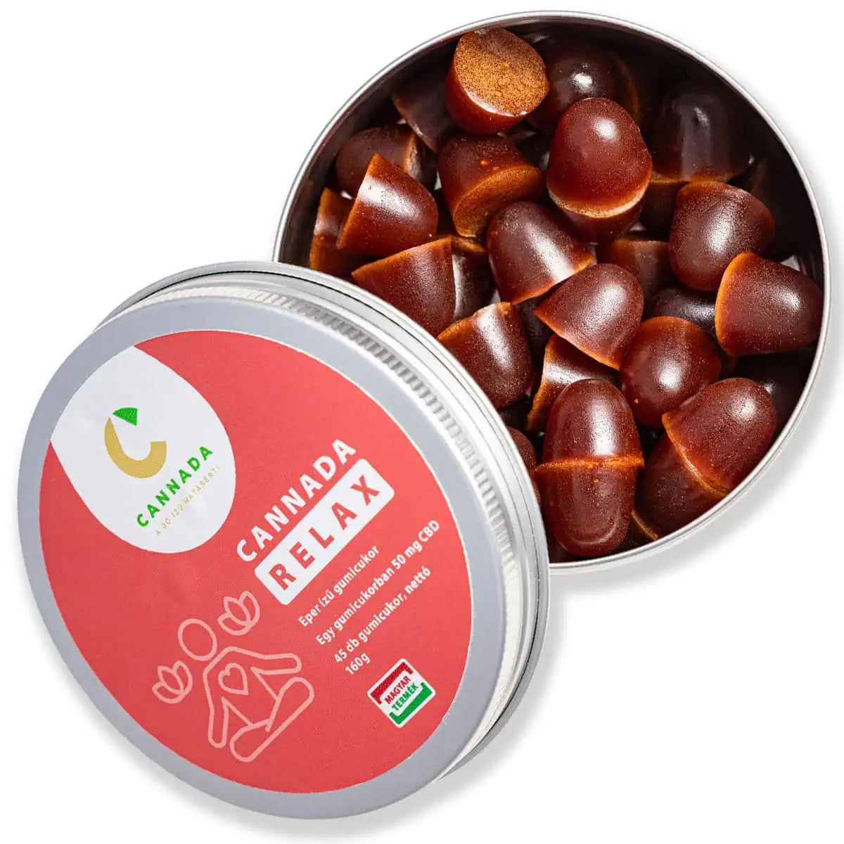 CBD Relax 2250 mg gumicukor - Eper