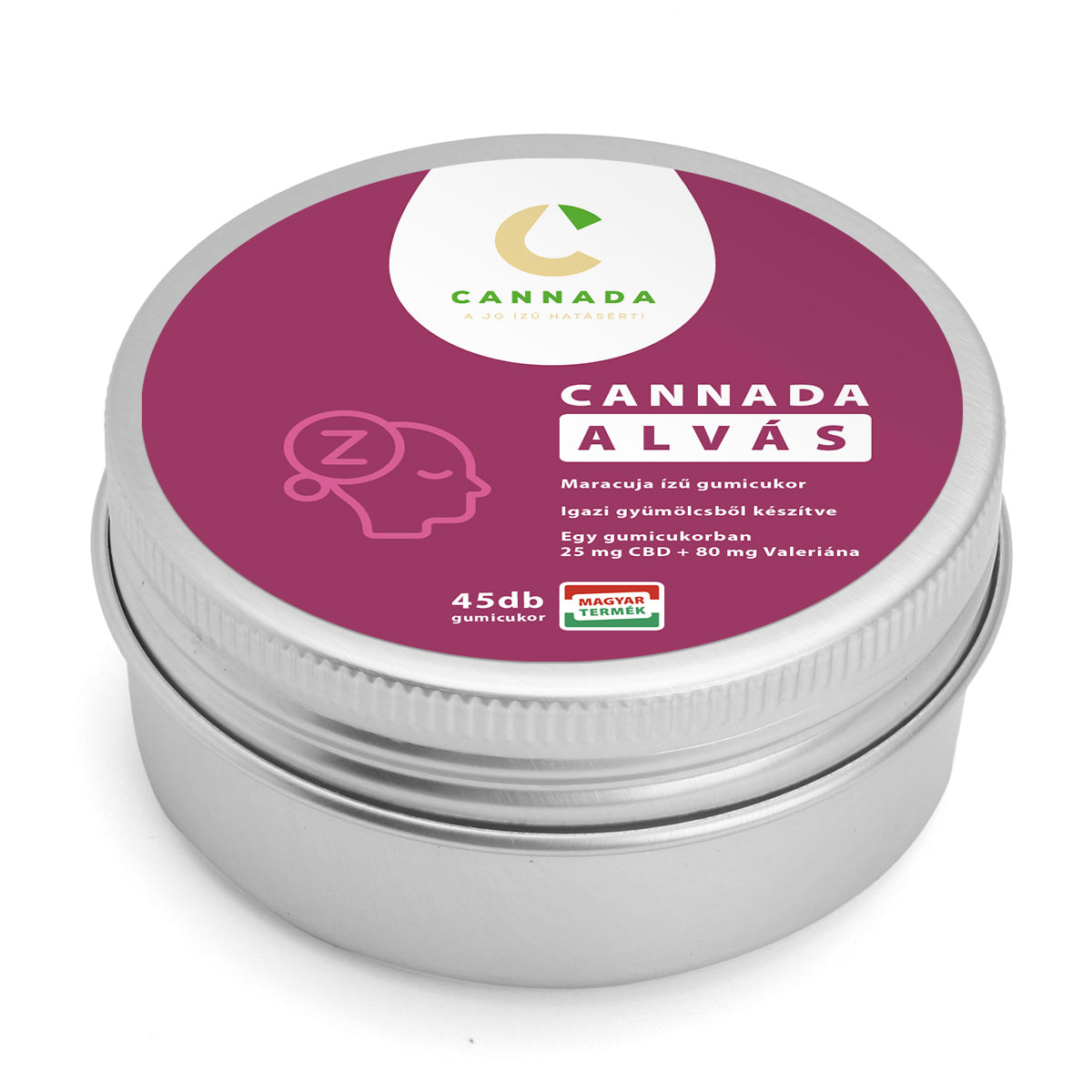 CBD gumicukor adagolása – 25 mg CBD/darab, THC-mentes összetétellel.