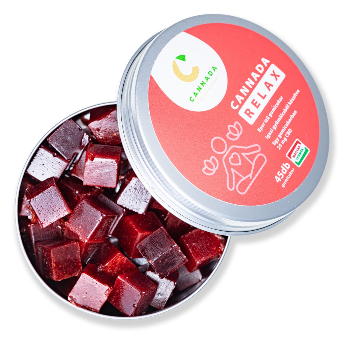 CBD Relax 1125 mg gumicukor - Eper