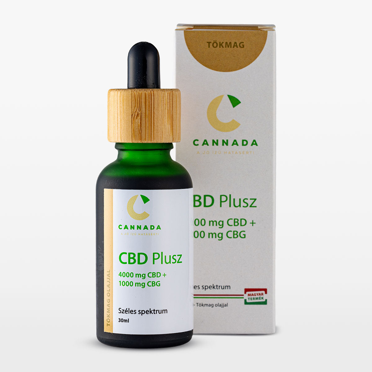 4000 mg CBD + 1000 mg CBG Göcseji tökmag olajjal - Cannada CBD Plusz